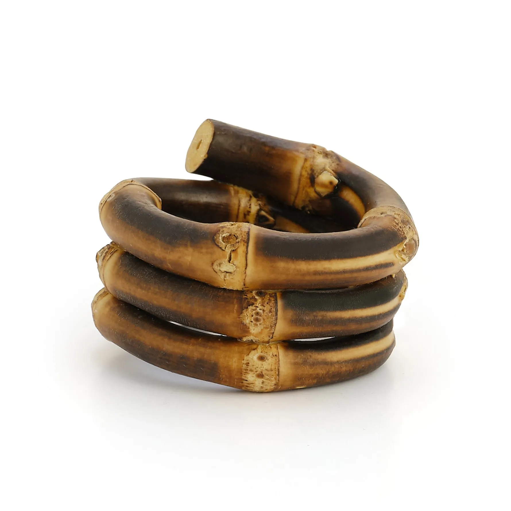 Burnt Bamboo Napkin Rings (4)