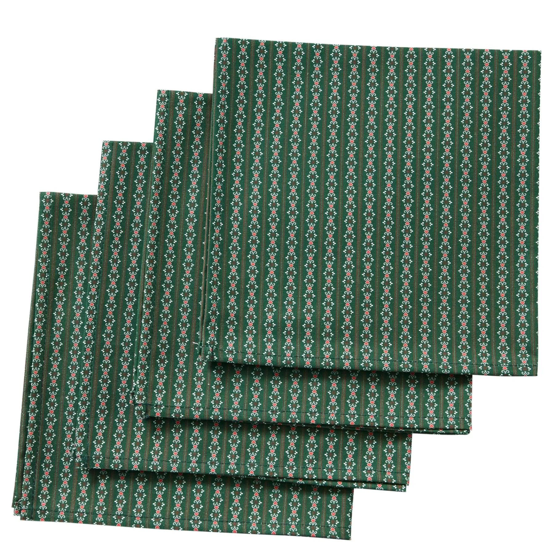 Christmas Stripe Napkins (4)