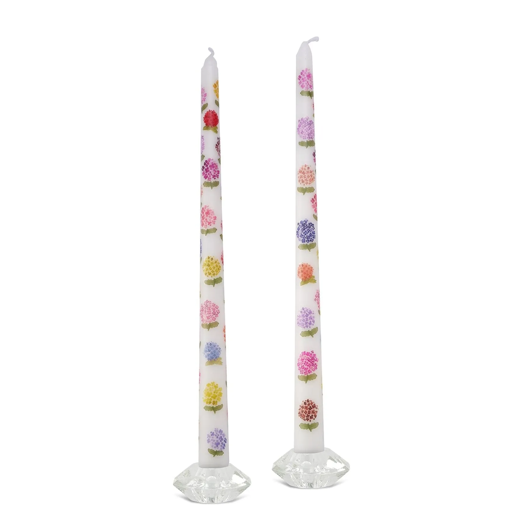 Colored Hydrangea Tapers (2)