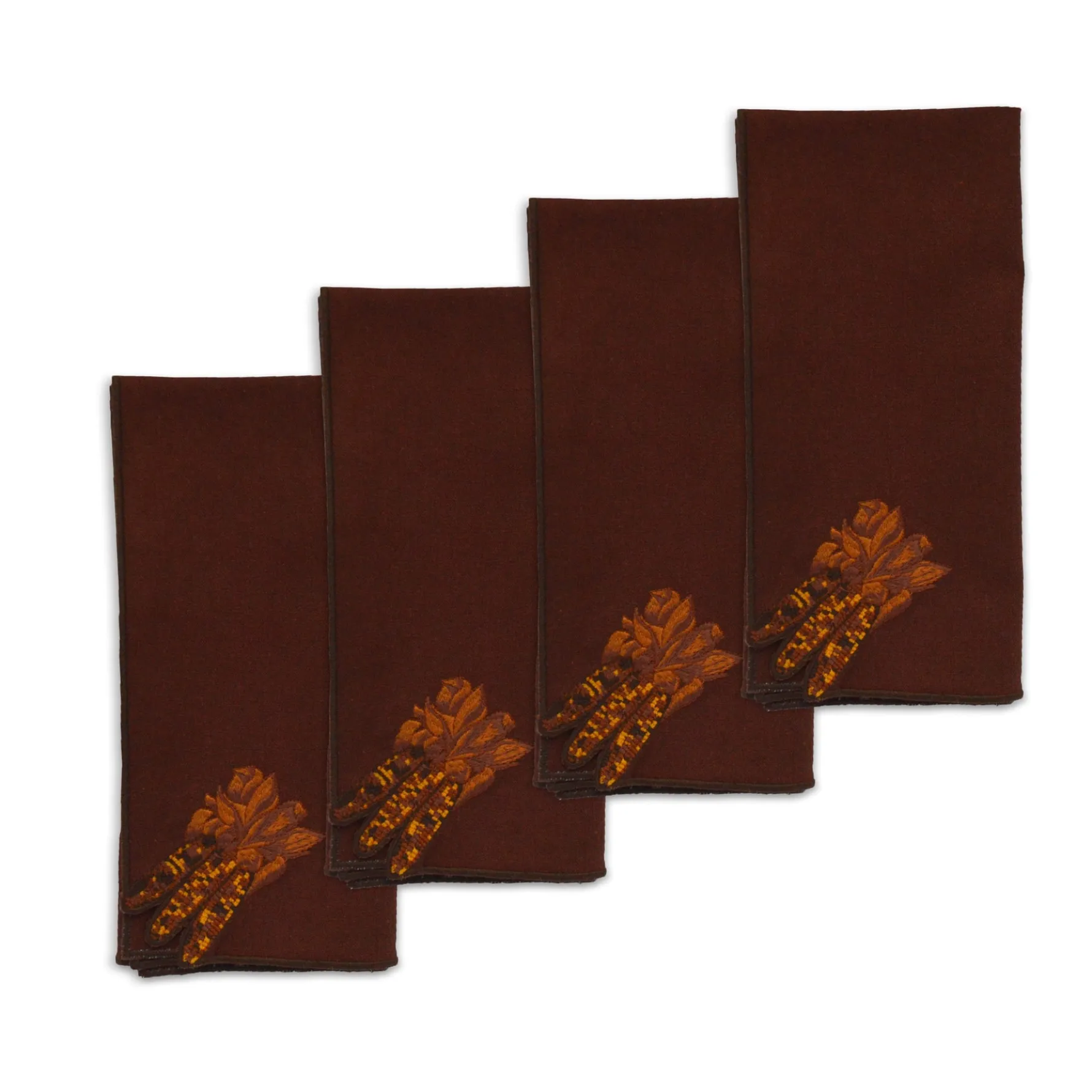 Decorative Corn Dinner Napkins (4)