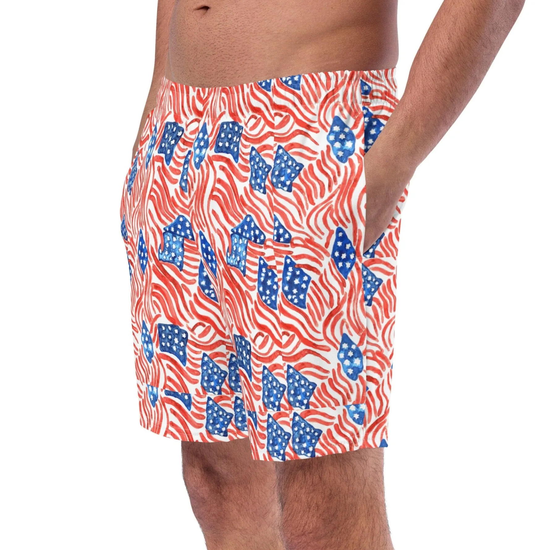 Flag Swim Trunks