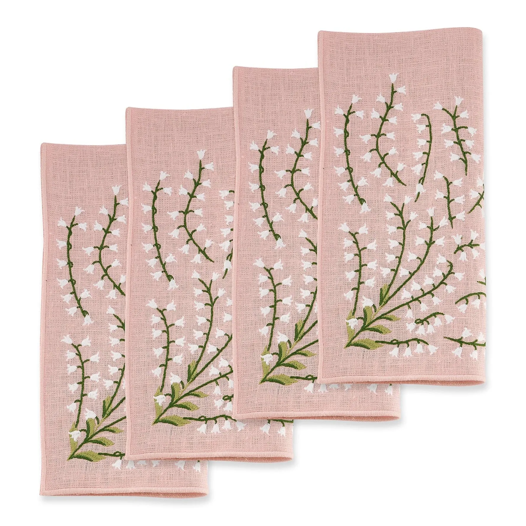 Fresh Lily of the Valley Dinner Napkins