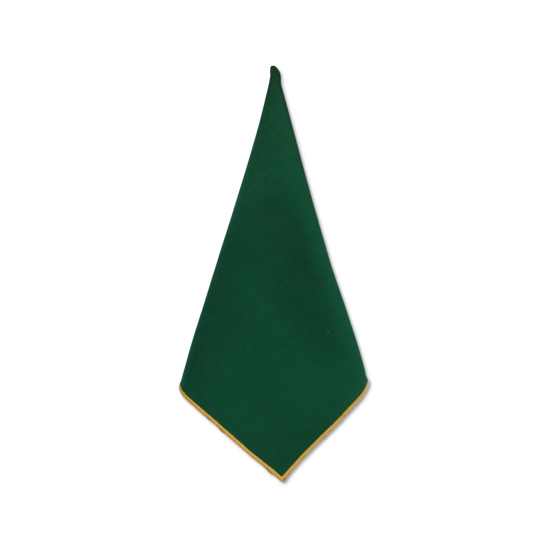 Gold & Green Dinner Napkins (4)