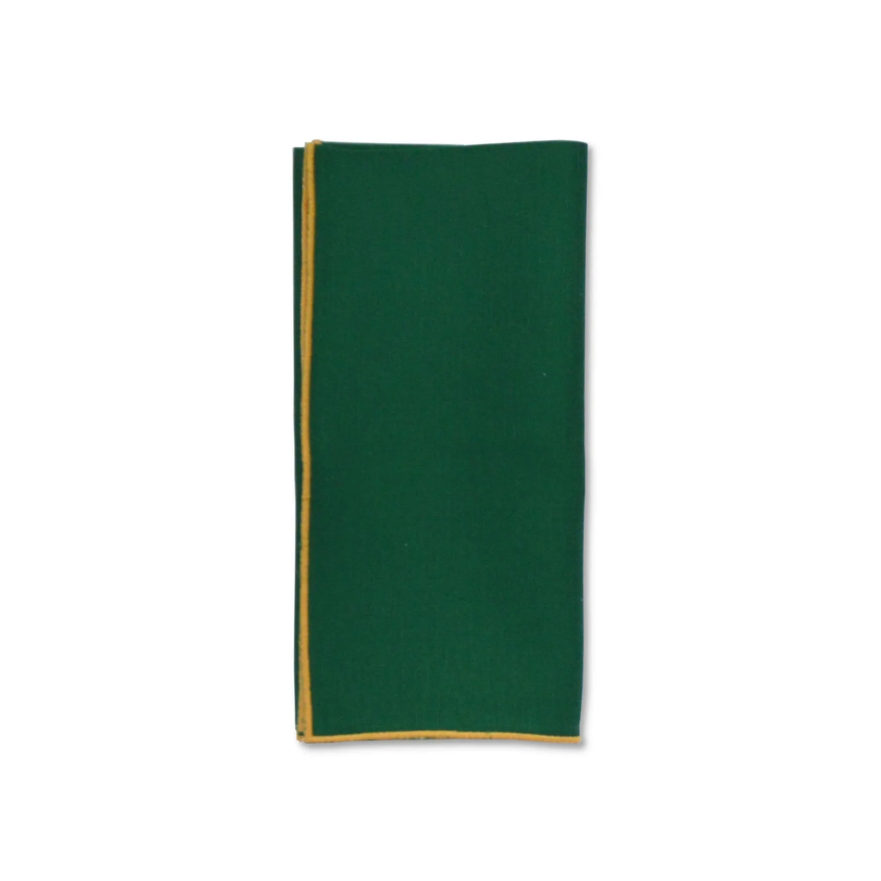 Gold & Green Dinner Napkins (4)