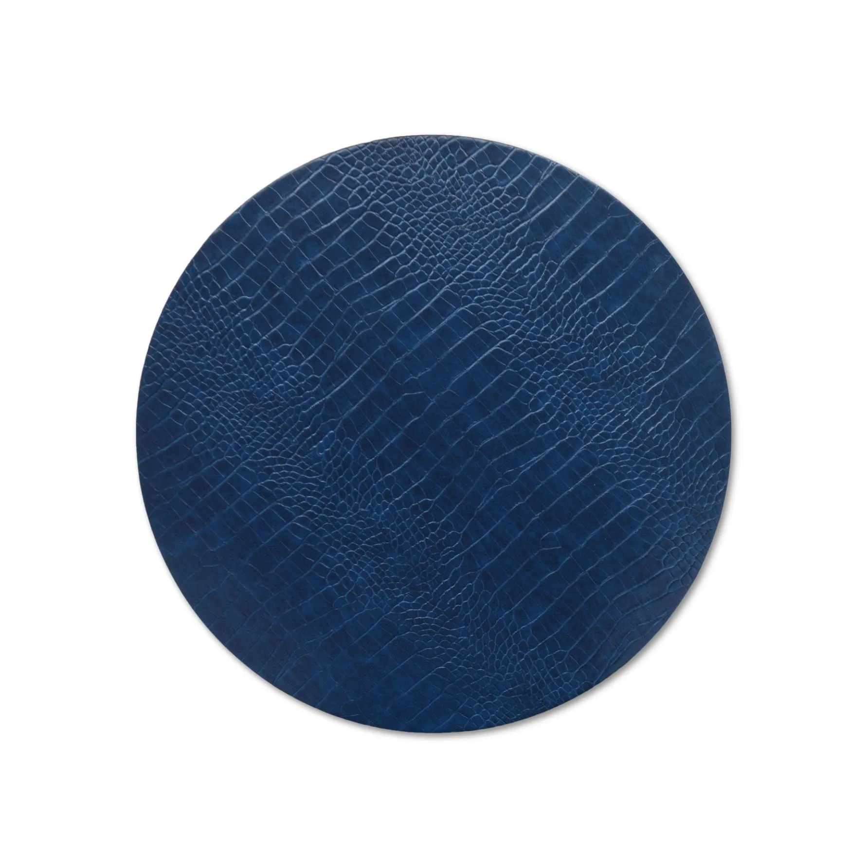 Navy Circle Embossed Placemat