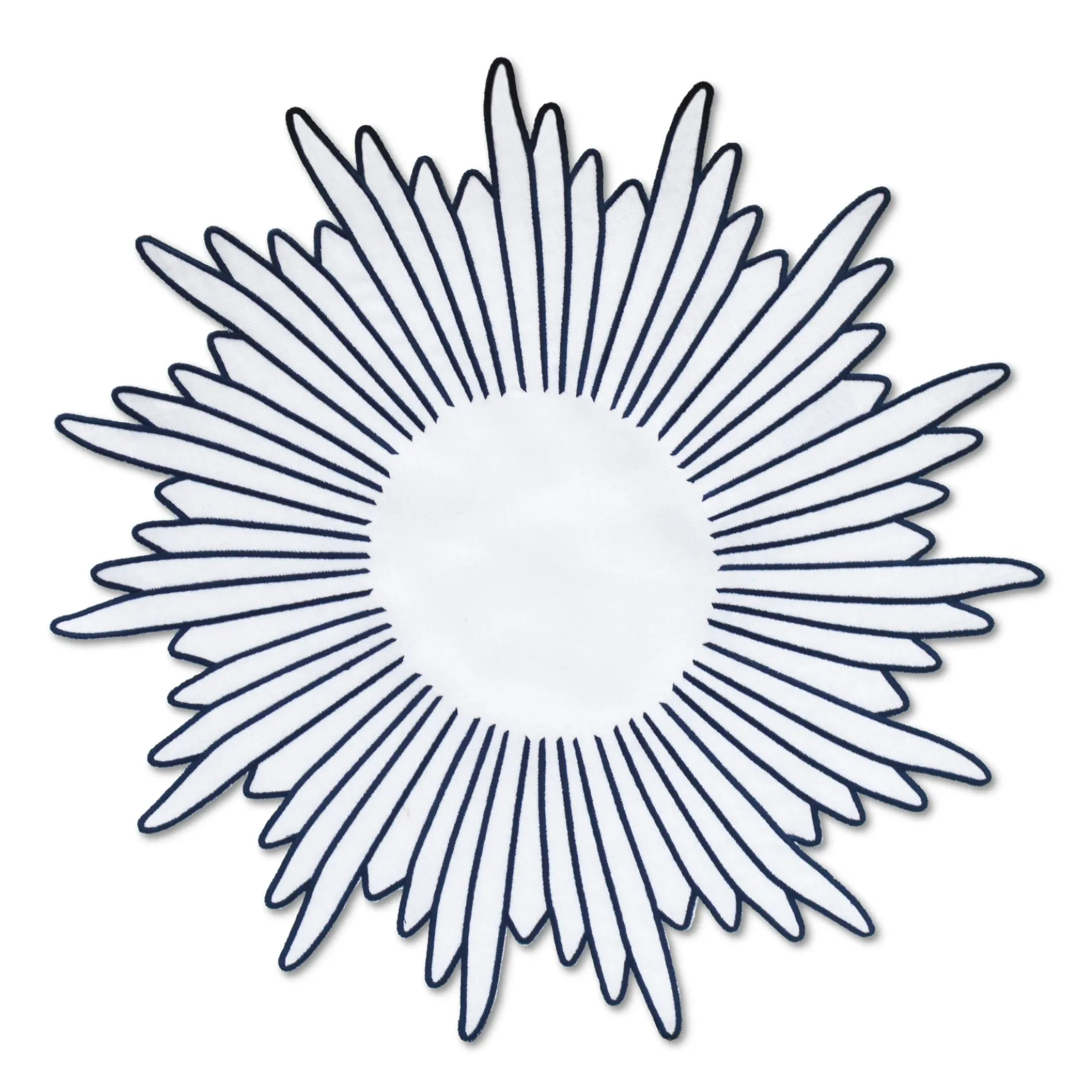 Navy Sunburst Placemat