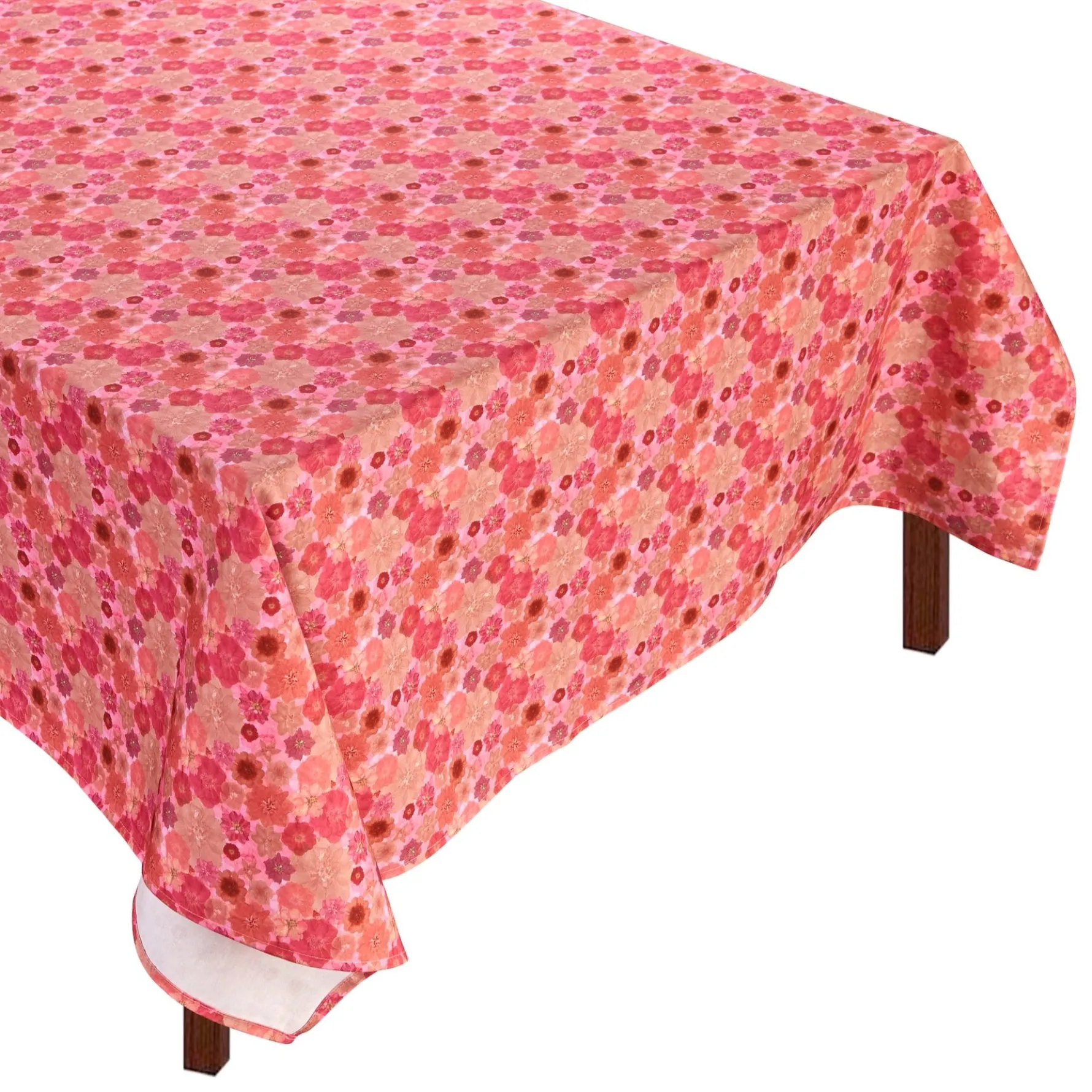 Pink Flower Tablecloth