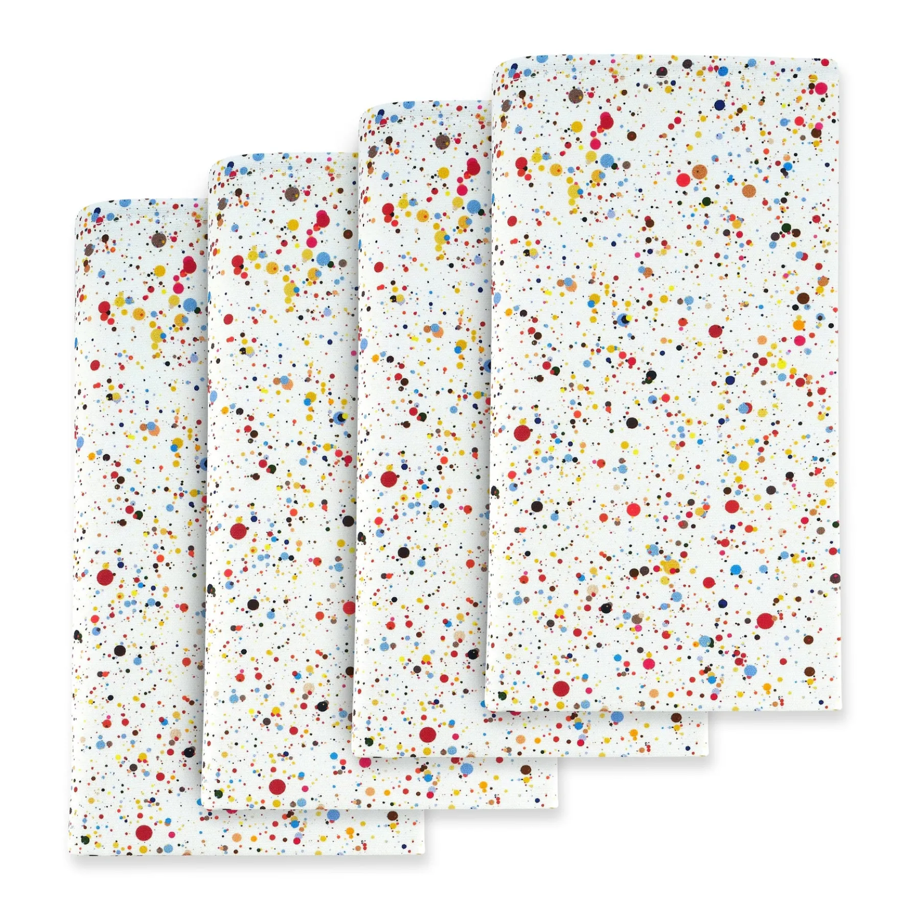Rainbow Splatter Napkins (4)