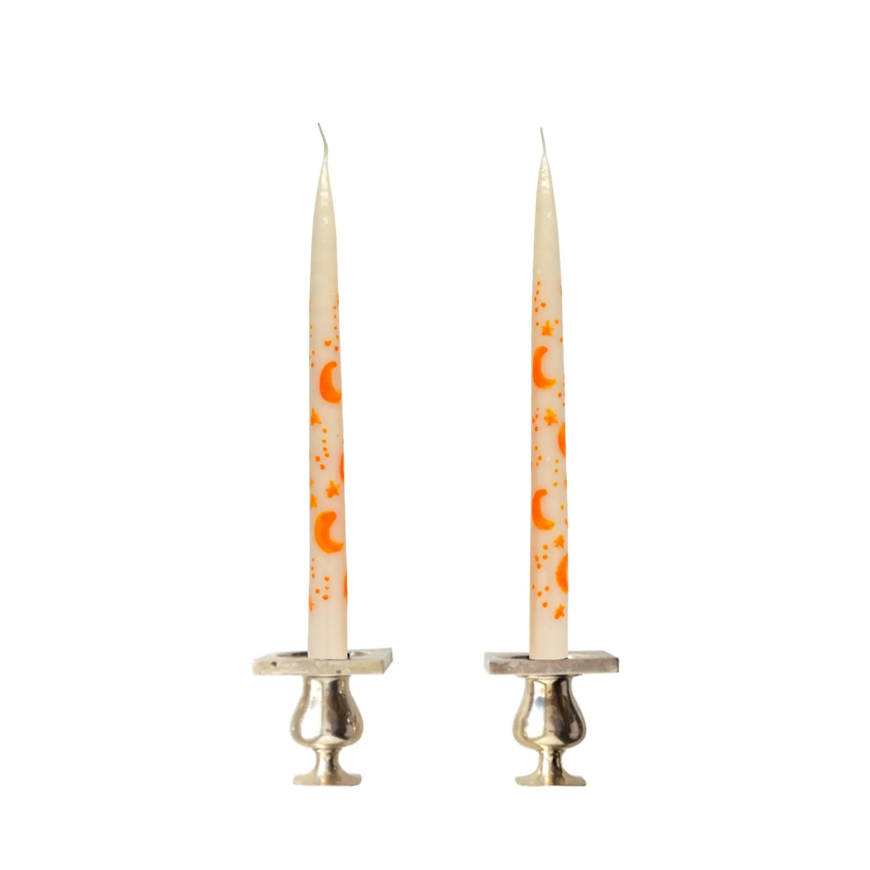 White Starry Sky Tapers (2)