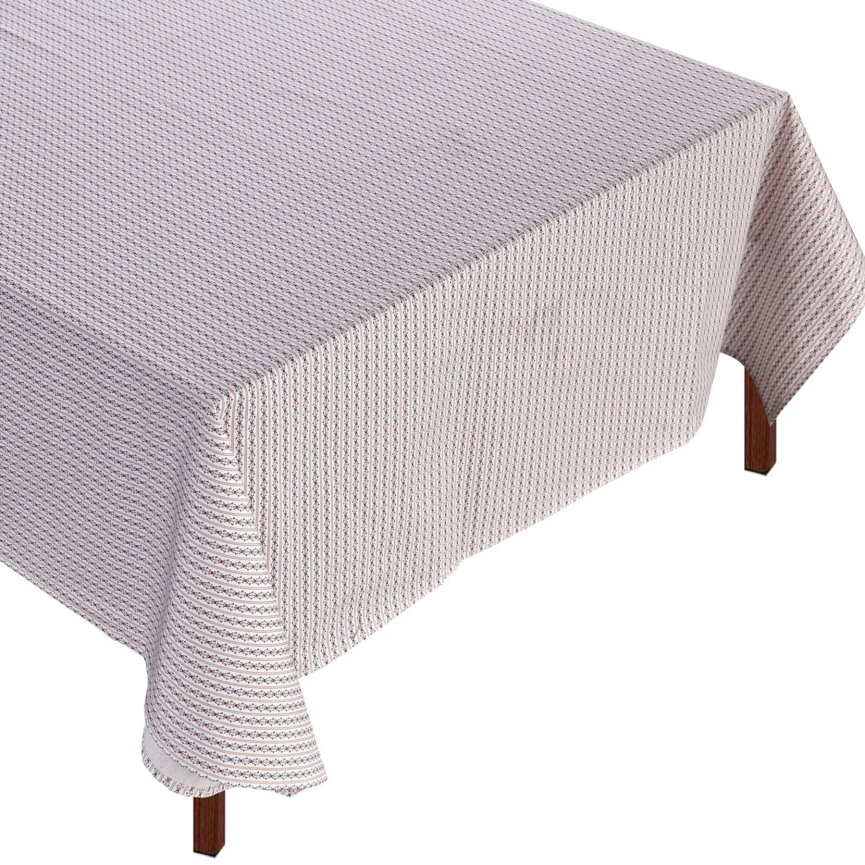 White Stripe Tablecloth